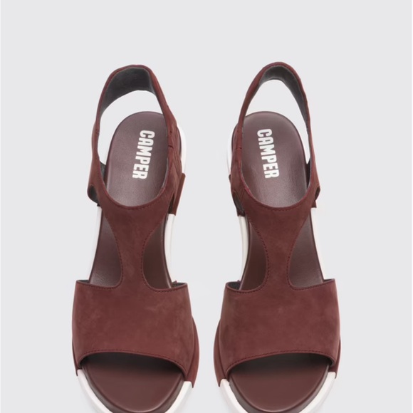 Camper Ivy Brown wedge sandal ISO - Picture 2 of 3